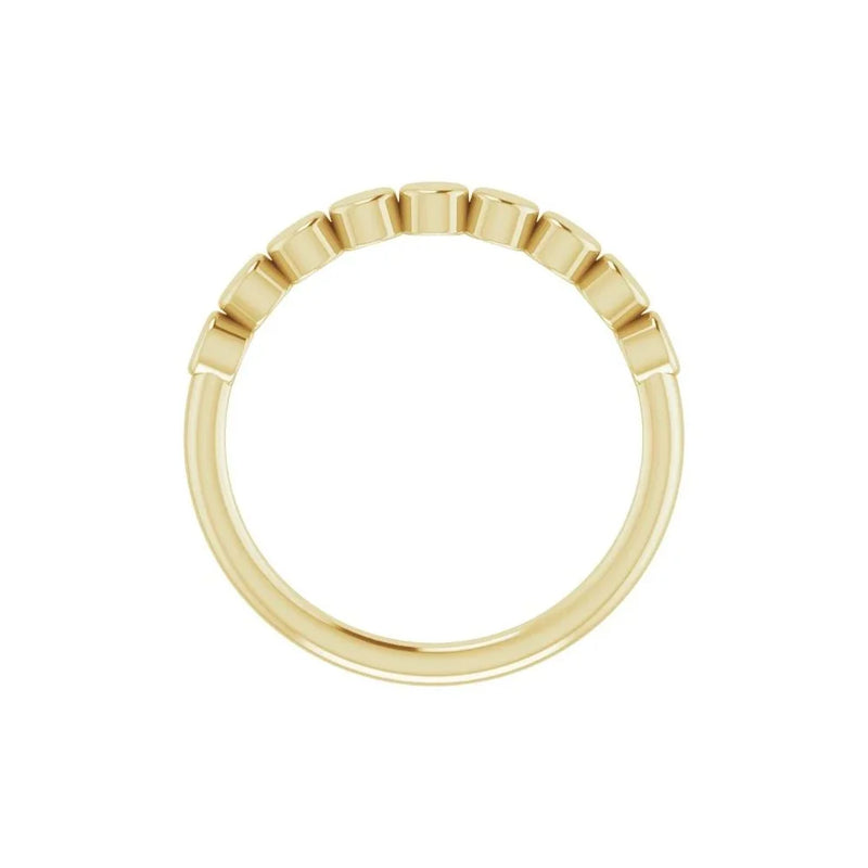 Lumière de Place Vendôme, Platinum Circles Stackable Ring