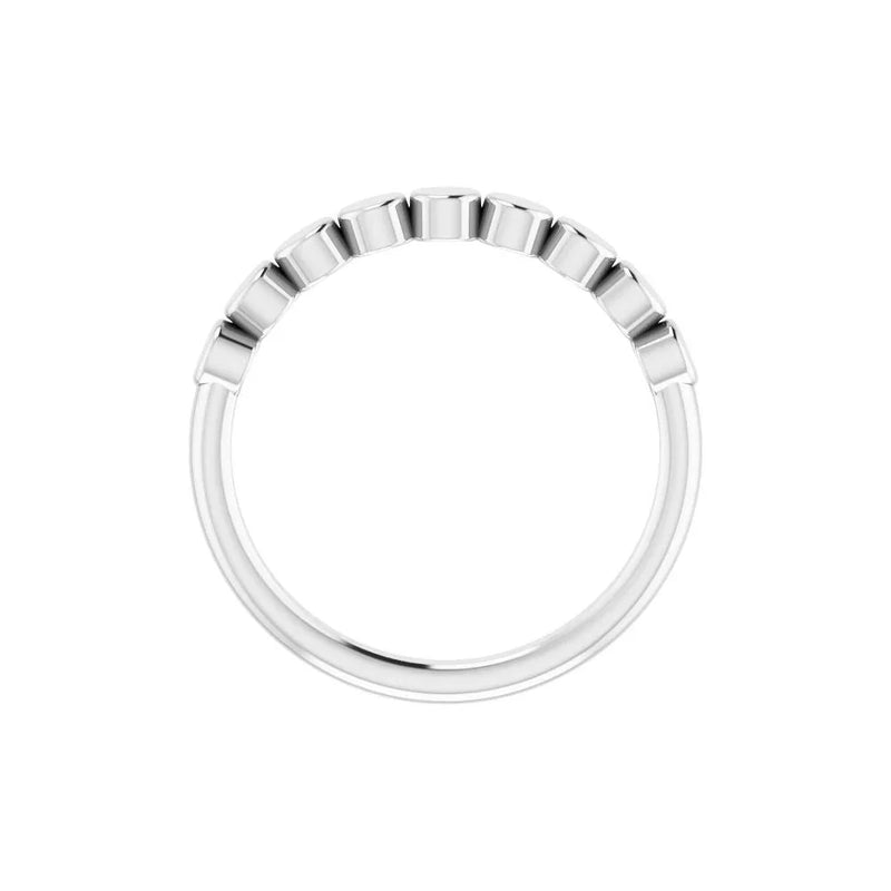Lumière de Place Vendôme, Platinum Circles Stackable Ring