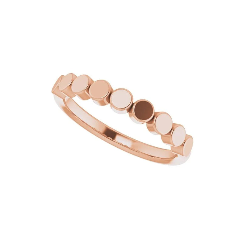 Lumière de Place Vendôme, Platinum Circles Stackable Ring