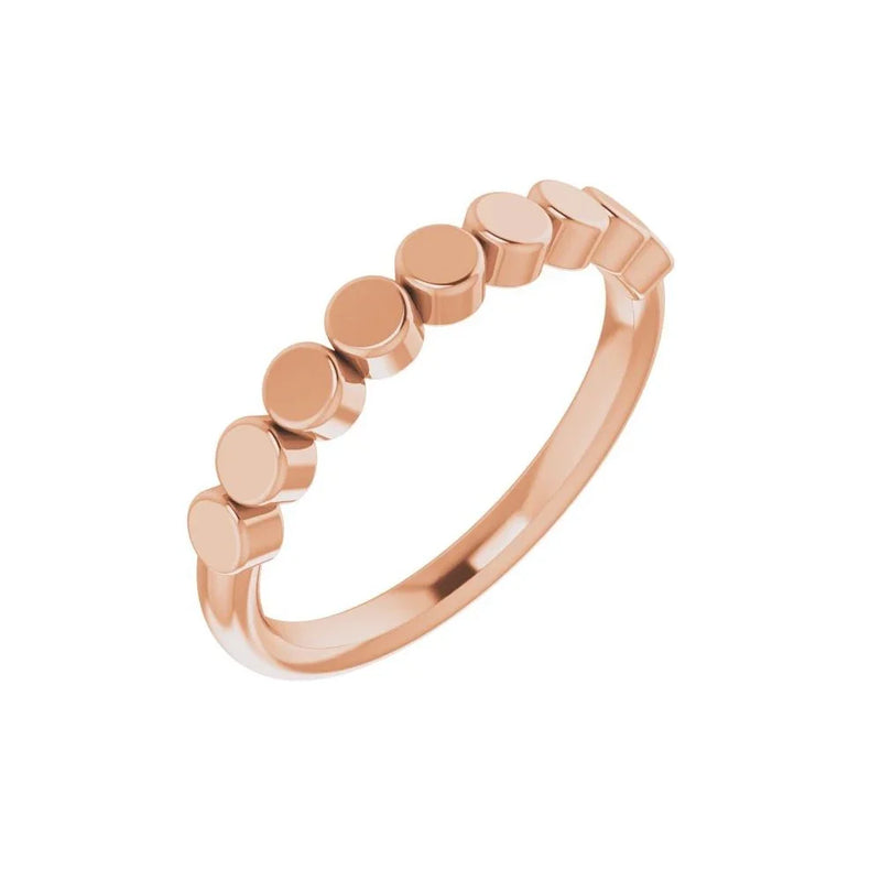 Lumière de Place Vendôme, Platinum Circles Stackable Ring