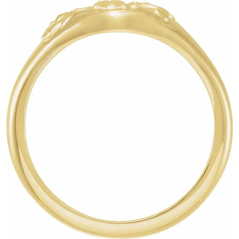 Éclat du Château de Versailles, Floral Signet Ring