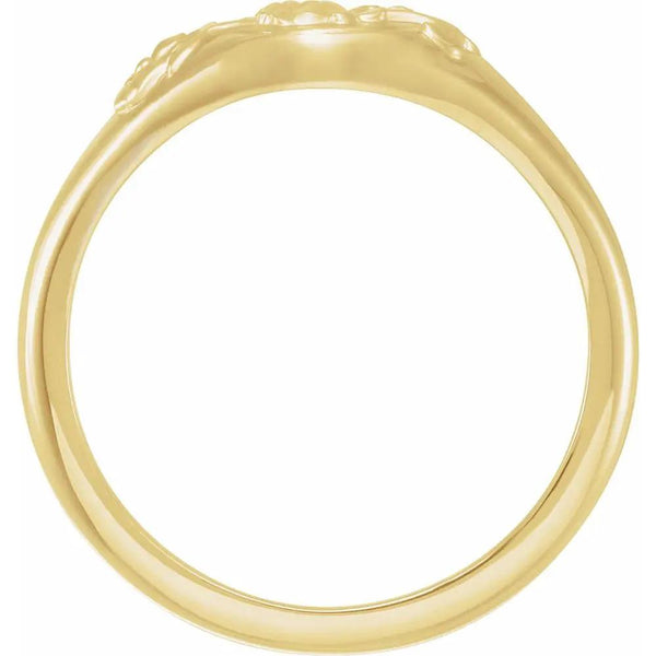 Éclat du Château de Versailles, Floral Signet Ring