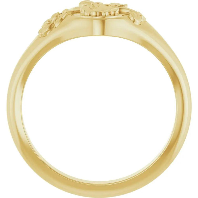 Éclat du Château de Versailles, Floral Signet Ring