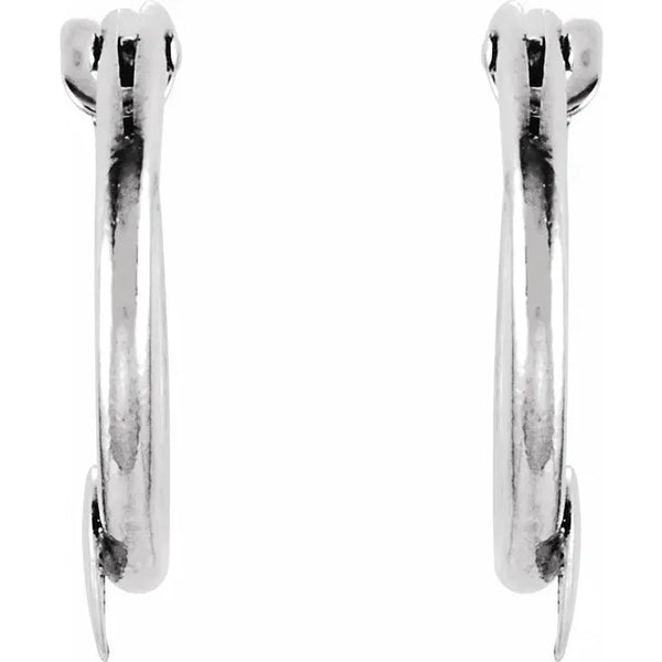 Le Cœur de Versailles, 14K Yellow Gold Heart Hoop Earrings