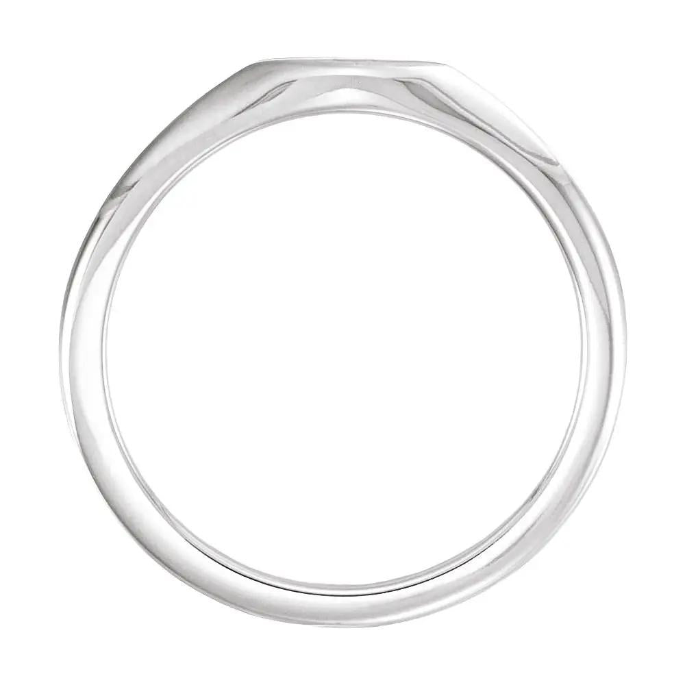 Gordes Autrement, 14K Gold Oval Initial Signet Ring