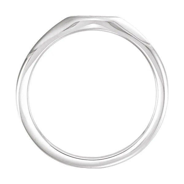 Gordes Autrement, 14K Gold Oval Initial Signet Ring
