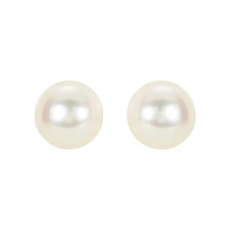 Éclat de la Côte d'Azur, Pearl Stud Earrings