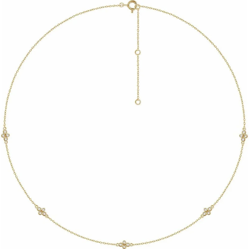 Étincelle de Versailles, Diamond 5-Station Necklace
