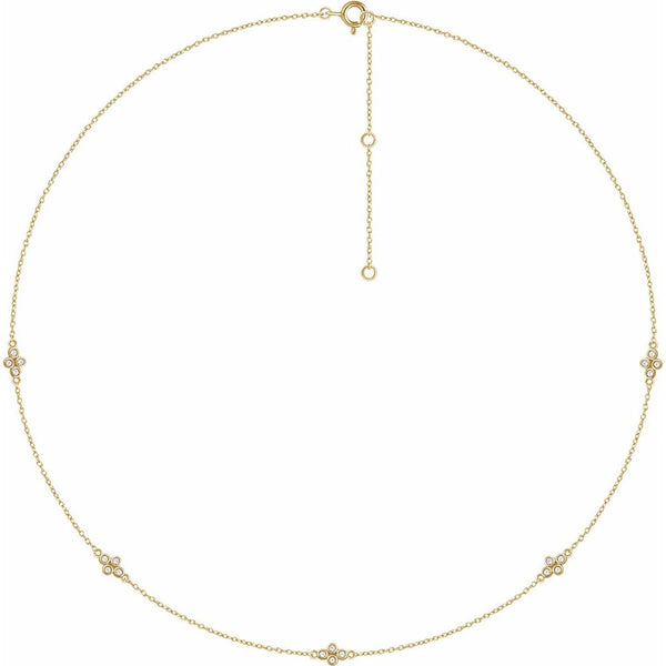 Étincelle de Versailles, Diamond 5-Station Necklace