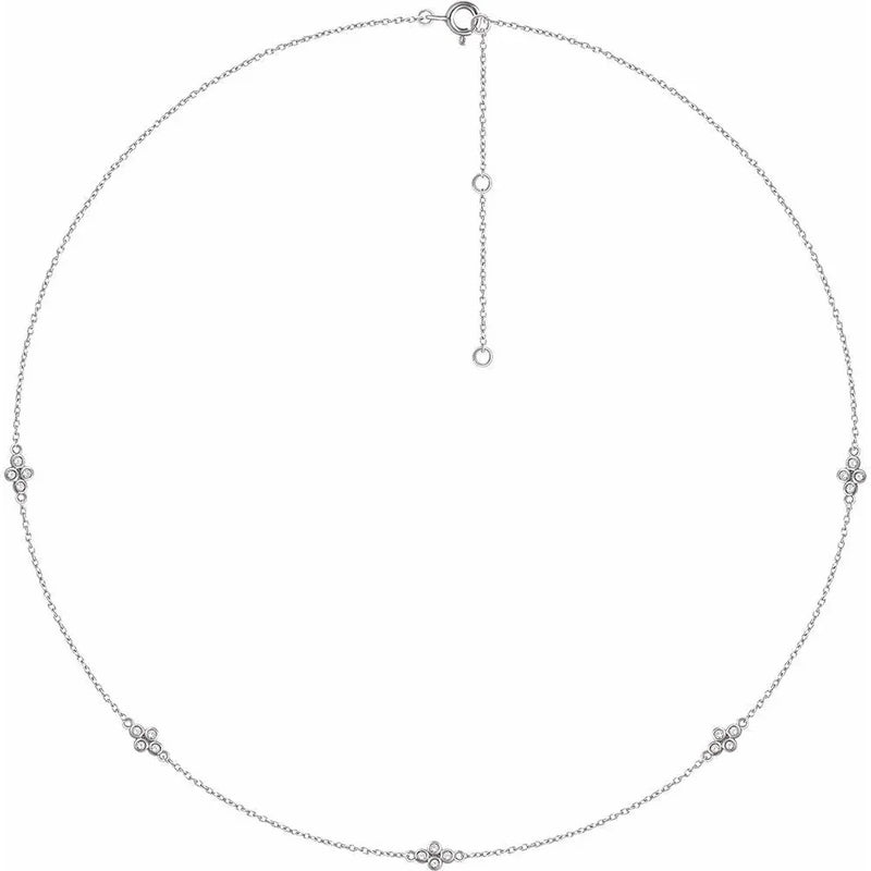 Étincelle de Versailles, Diamond 5-Station Necklace