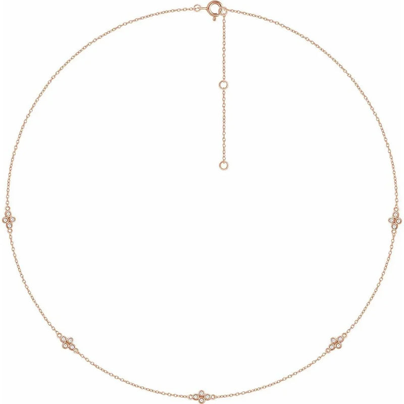 Étincelle de Versailles, Diamond 5-Station Necklace