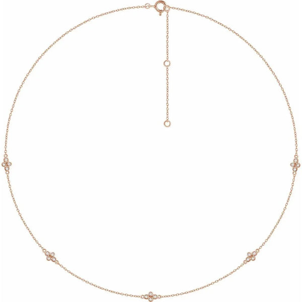 Étincelle de Versailles, Diamond 5-Station Necklace