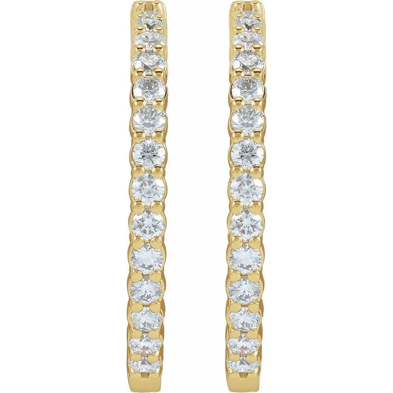 Éclat de Place Vendôme, Lab-Grown Diamond Hoop Earrings