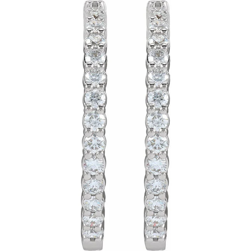 Éclat de Place Vendôme, Lab-Grown Diamond Hoop Earrings