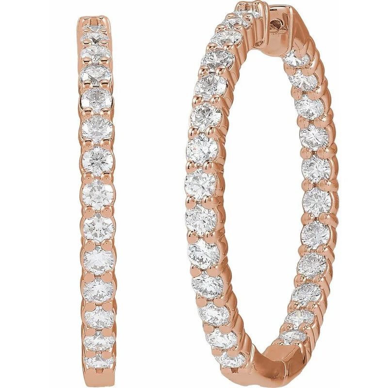 Éclat de Place Vendôme, Lab-Grown Diamond Hoop Earrings