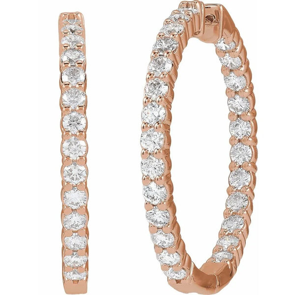 Éclat de Place Vendôme, Lab-Grown Diamond Hoop Earrings