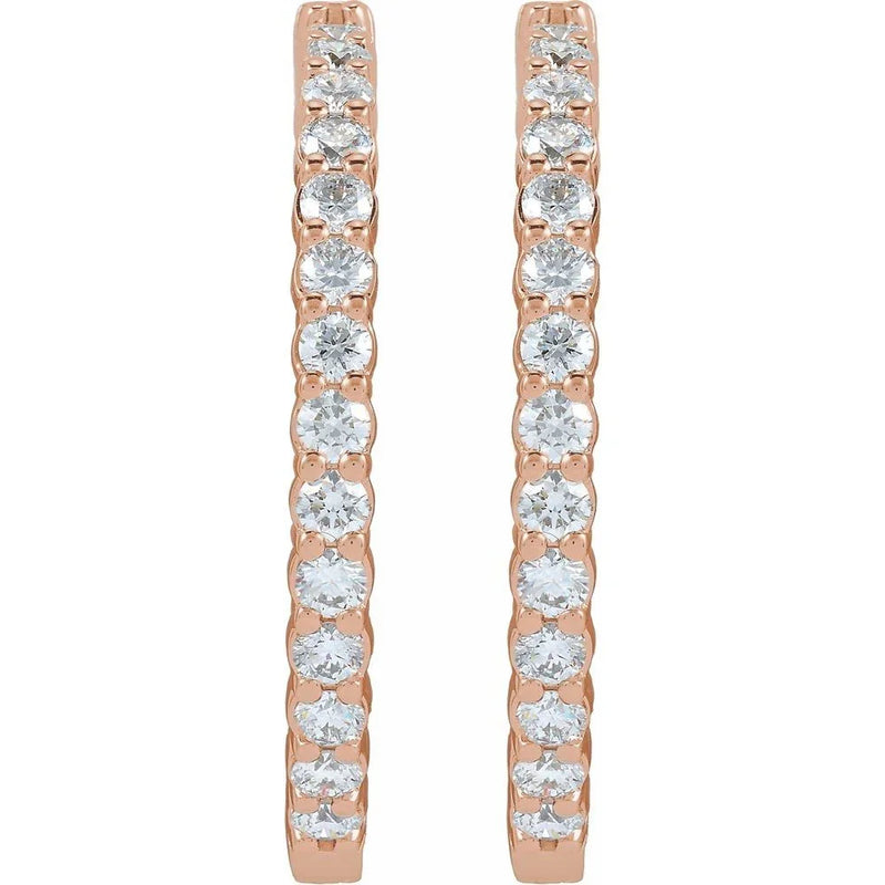 Éclat de Place Vendôme, Lab-Grown Diamond Hoop Earrings
