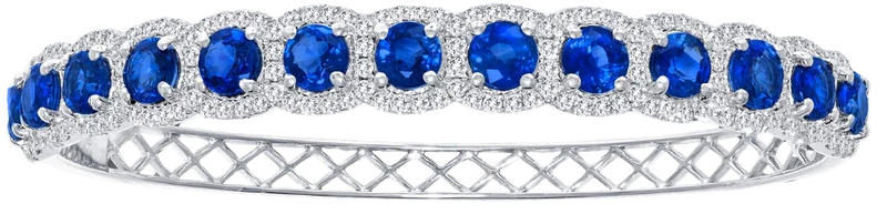 Fontaine de Concorde, Sapphire & Diamonds Bracelet
