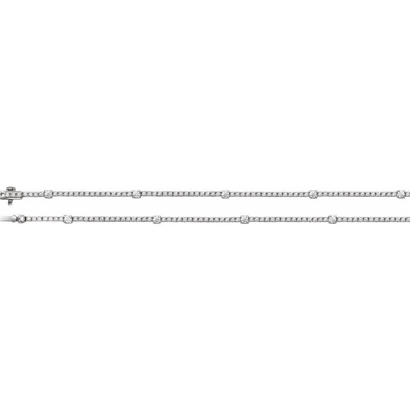 Aurore de Chambord, Lab-Grown Diamond Tennis Necklace