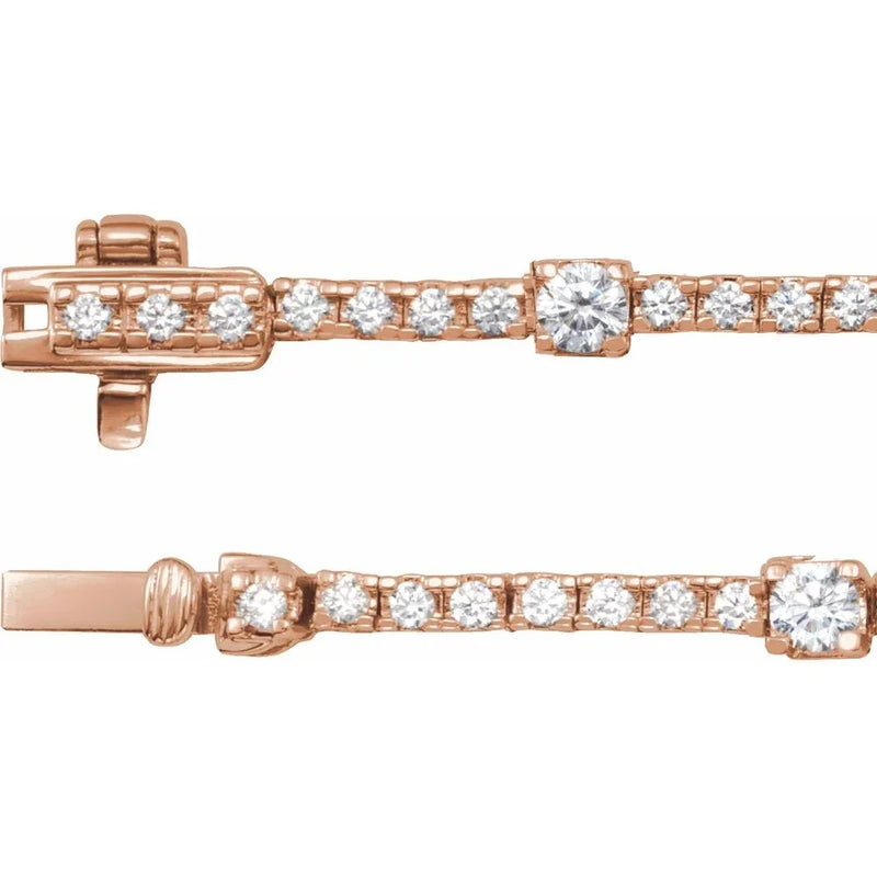 Aurore de Chambord, Lab-Grown Diamond Tennis Necklace