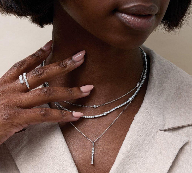 Aurore de Chambord, Lab-Grown Diamond Tennis Necklace