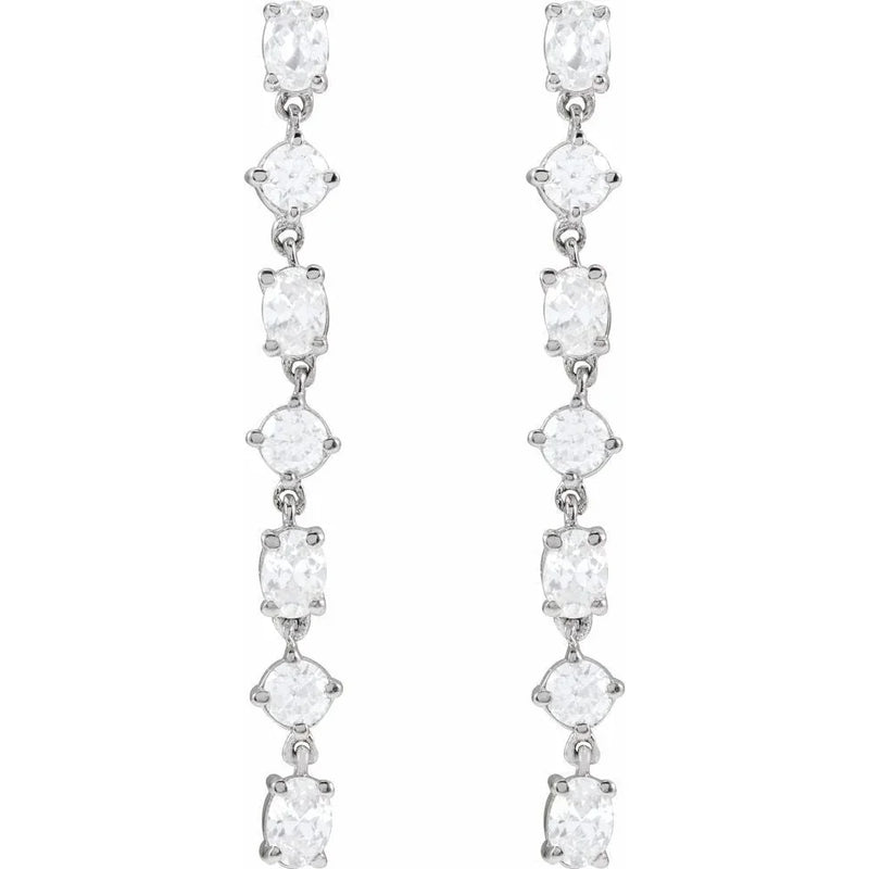 Lumière de Chambord, Lab-Grown Diamond Dangle Earrings