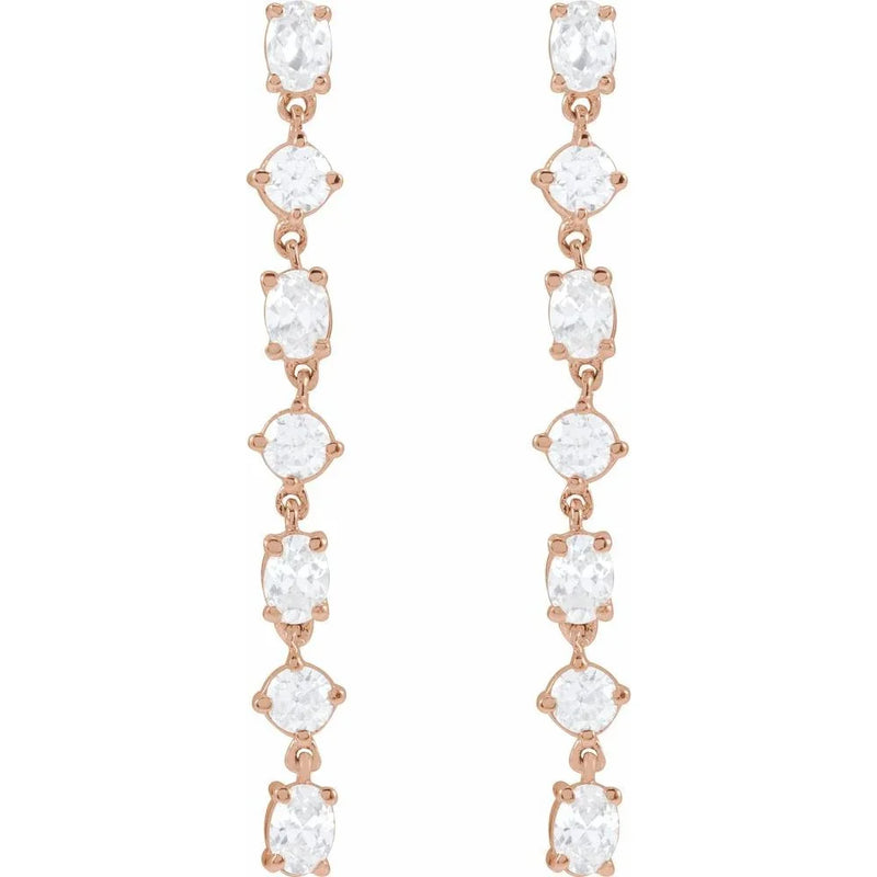 Lumière de Chambord, Lab-Grown Diamond Dangle Earrings