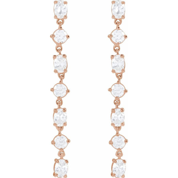 Lumière de Chambord, Lab-Grown Diamond Dangle Earrings