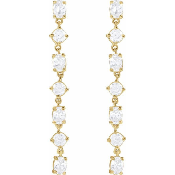 Lumière de Chambord, Lab-Grown Diamond Dangle Earrings