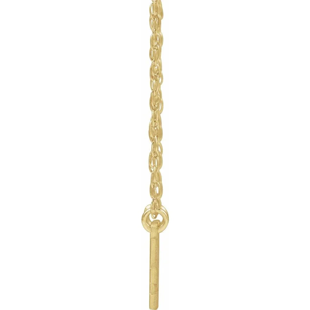 Étincelle du Pont Neuf, Gold Diamond Numbers Necklace