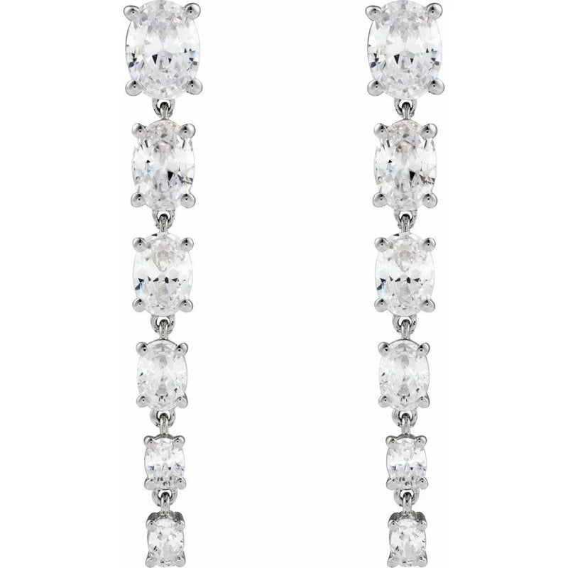 Lumière de la Côte d'Azur, Lab-Grown Diamond Drop Earrings