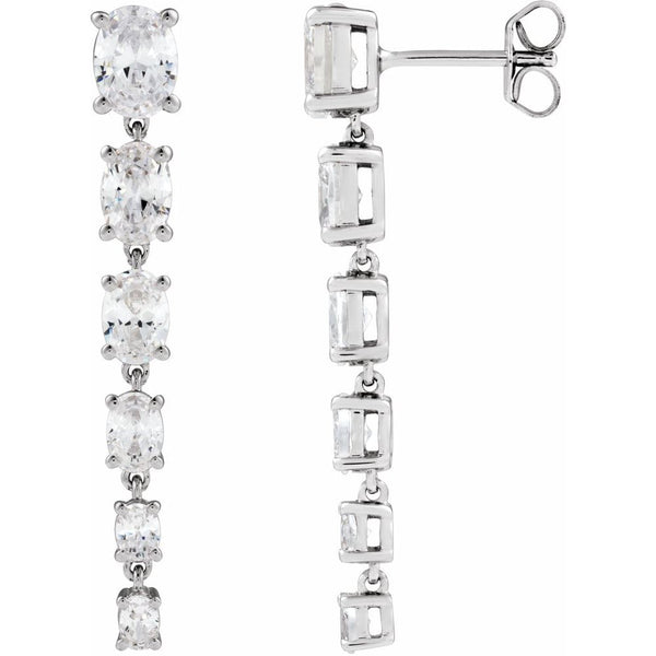 Lumière de la Côte d'Azur, Lab-Grown Diamond Drop Earrings