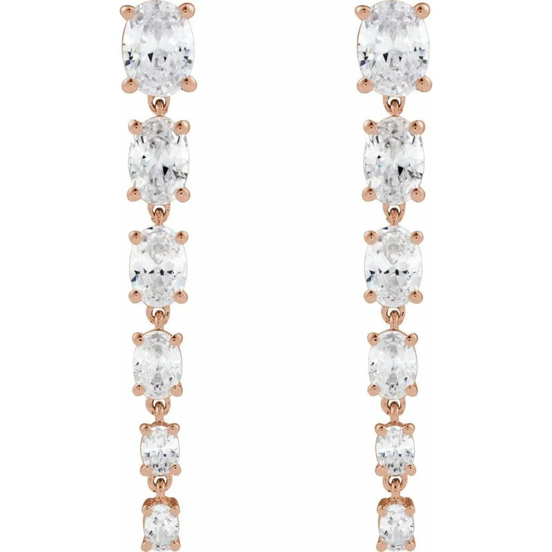 Lumière de la Côte d'Azur, Lab-Grown Diamond Drop Earrings