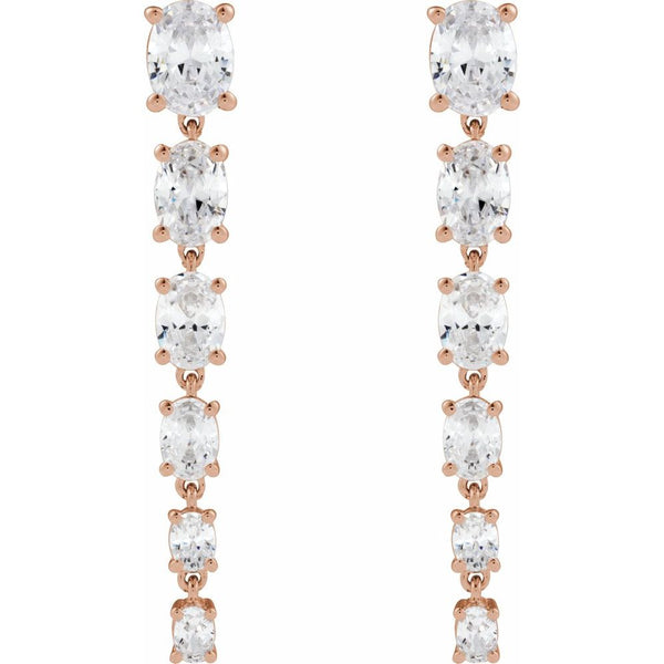 Lumière de la Côte d'Azur, Lab-Grown Diamond Drop Earrings