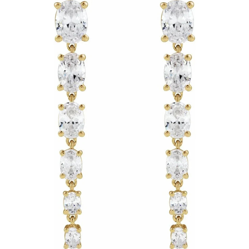 Lumière de la Côte d'Azur, Lab-Grown Diamond Drop Earrings