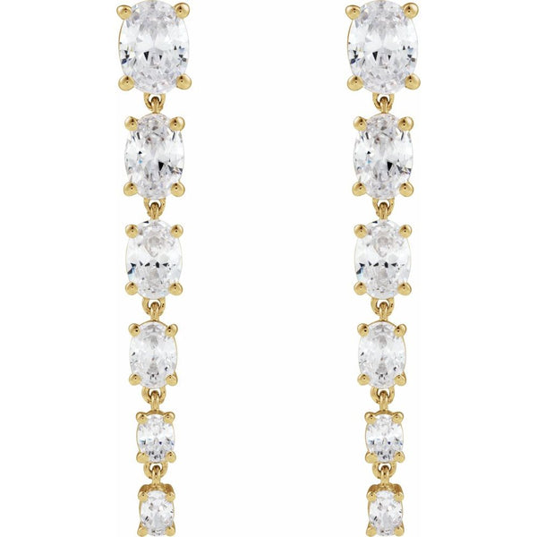 Lumière de la Côte d'Azur, Lab-Grown Diamond Drop Earrings