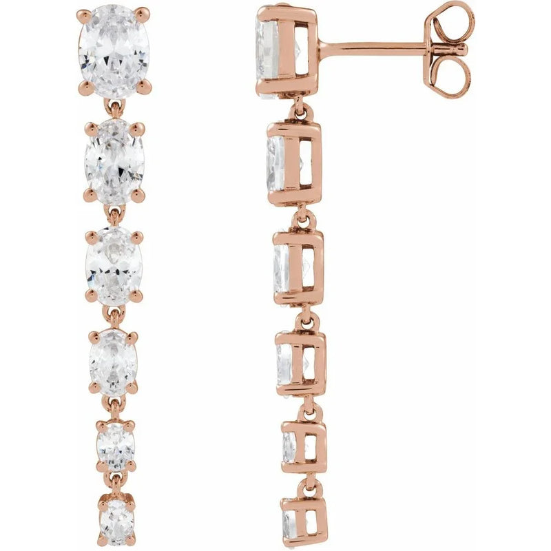 Lumière de la Côte d'Azur, Lab-Grown Diamond Drop Earrings