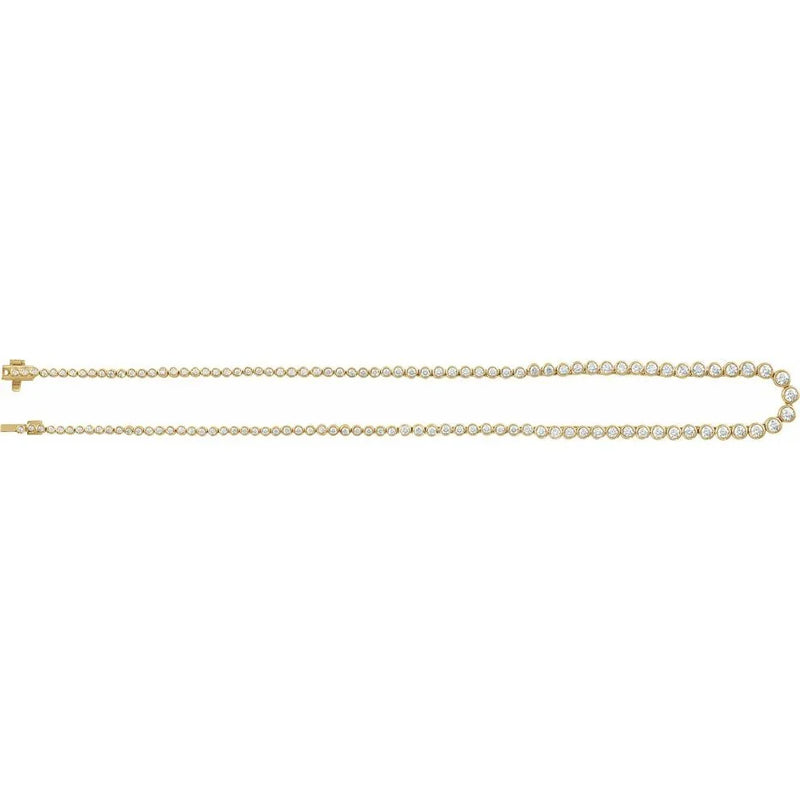 Reflet de Versailles, Diamond Bezel Tennis Necklace