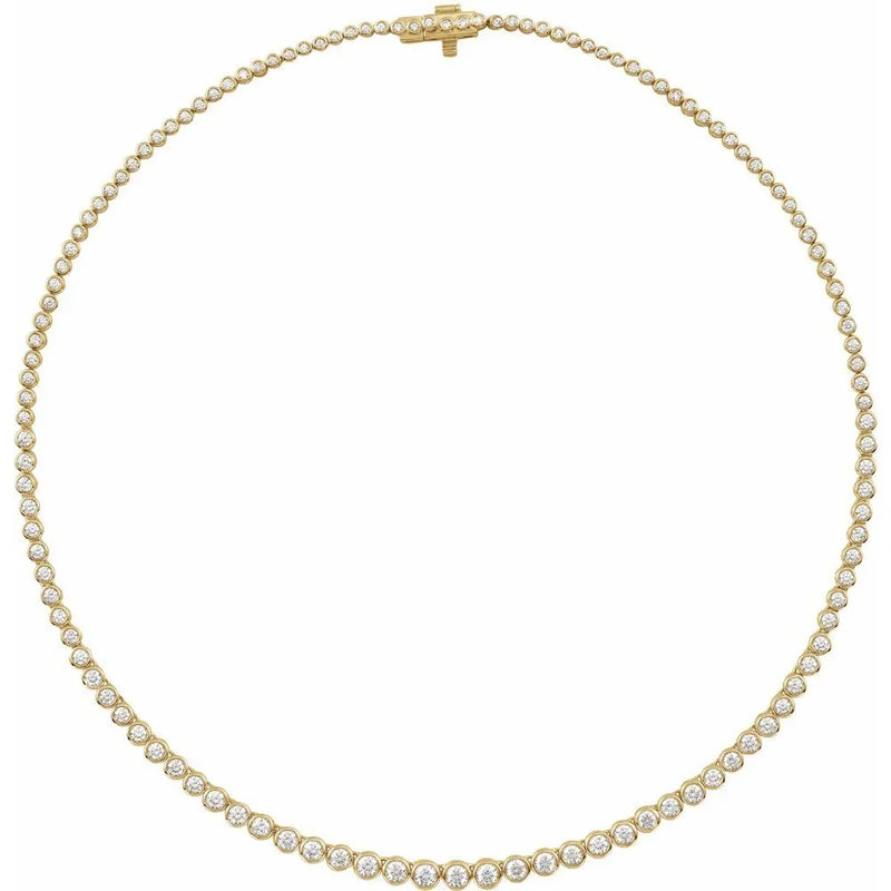 Reflet de Versailles, Diamond Bezel Tennis Necklace