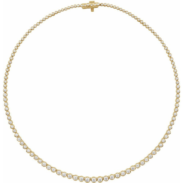 Reflet de Versailles, Diamond Bezel Tennis Necklace