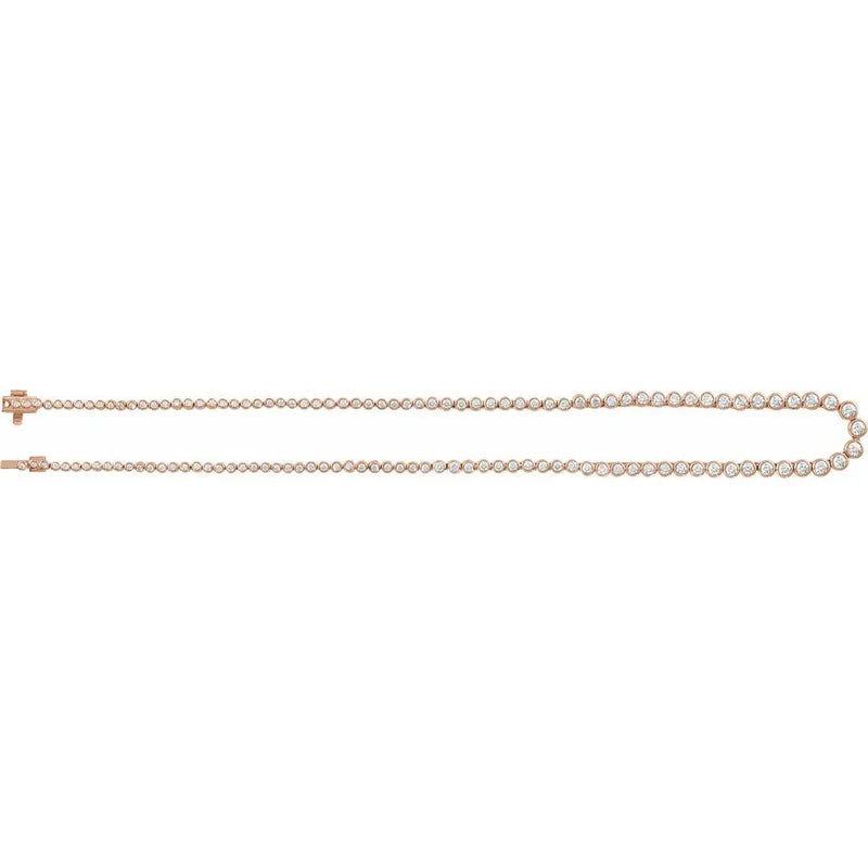 Reflet de Versailles, Diamond Bezel Tennis Necklace