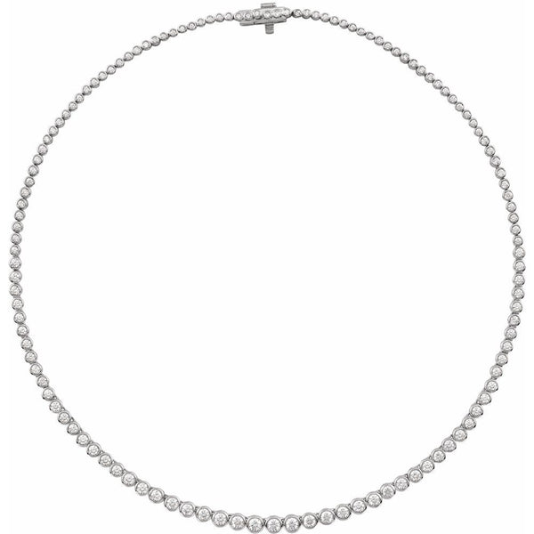 Reflet de Versailles, Diamond Bezel Tennis Necklace