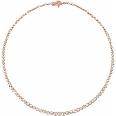 Reflet de Versailles, Diamond Bezel Tennis Necklace