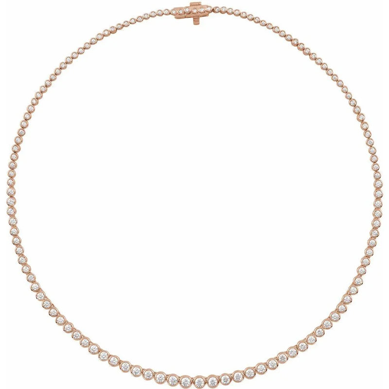 Reflet de Versailles, Diamond Bezel Tennis Necklace