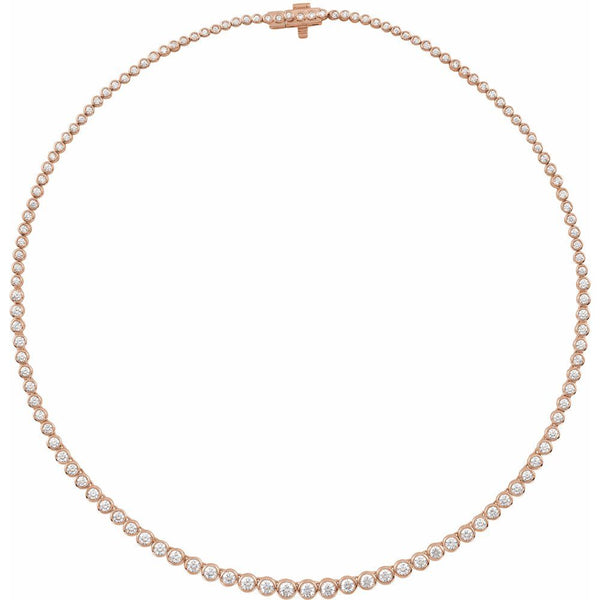 Reflet de Versailles, Diamond Bezel Tennis Necklace