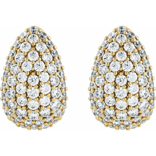 L'Étincelle de Versailles, Diamond Teardrop Earrings