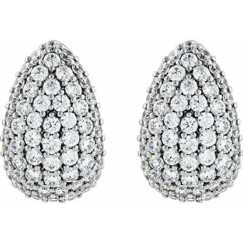 L'Étincelle de Versailles, Diamond Teardrop Earrings