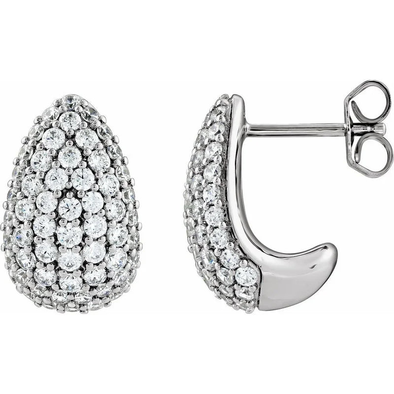 L'Étincelle de Versailles, Diamond Teardrop Earrings