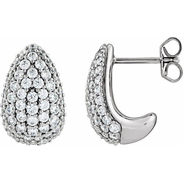 L'Étincelle de Versailles, Diamond Teardrop Earrings
