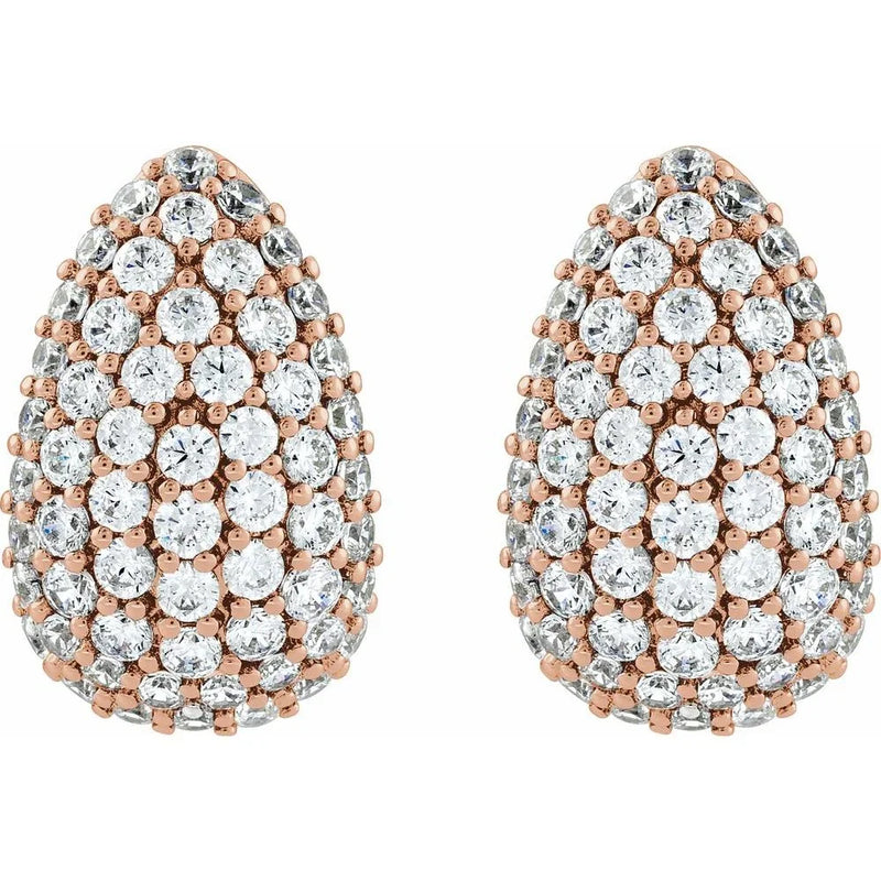 L'Étincelle de Versailles, Diamond Teardrop Earrings